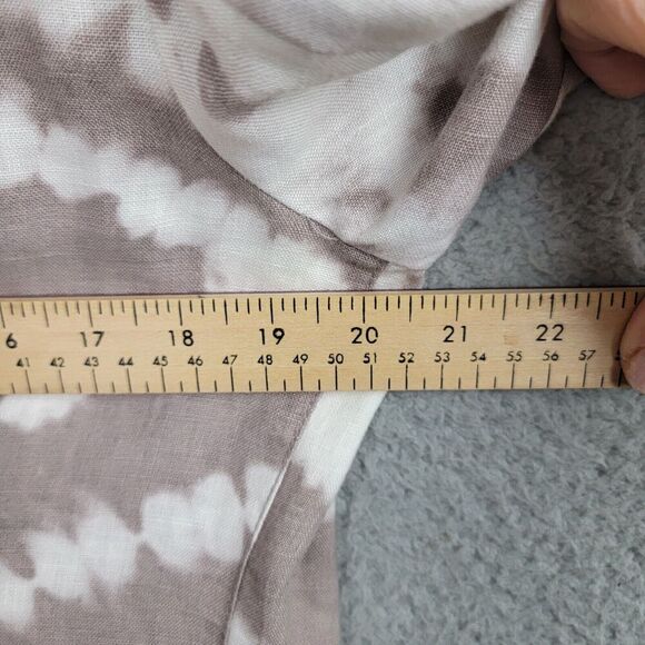 INC International Concepts Jacket Cardigan Womens M Linen Tie Dye Boho Neutrals - Picture 11 of 11